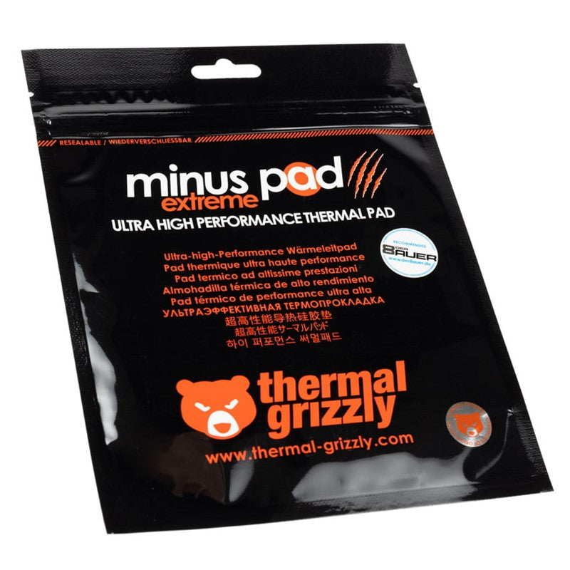 Thermal Grizzly Minus Pad Extreme - 100x 100x 1mm Thermal Grizzly Minus Pad Extreme - 100x 100x 1mm